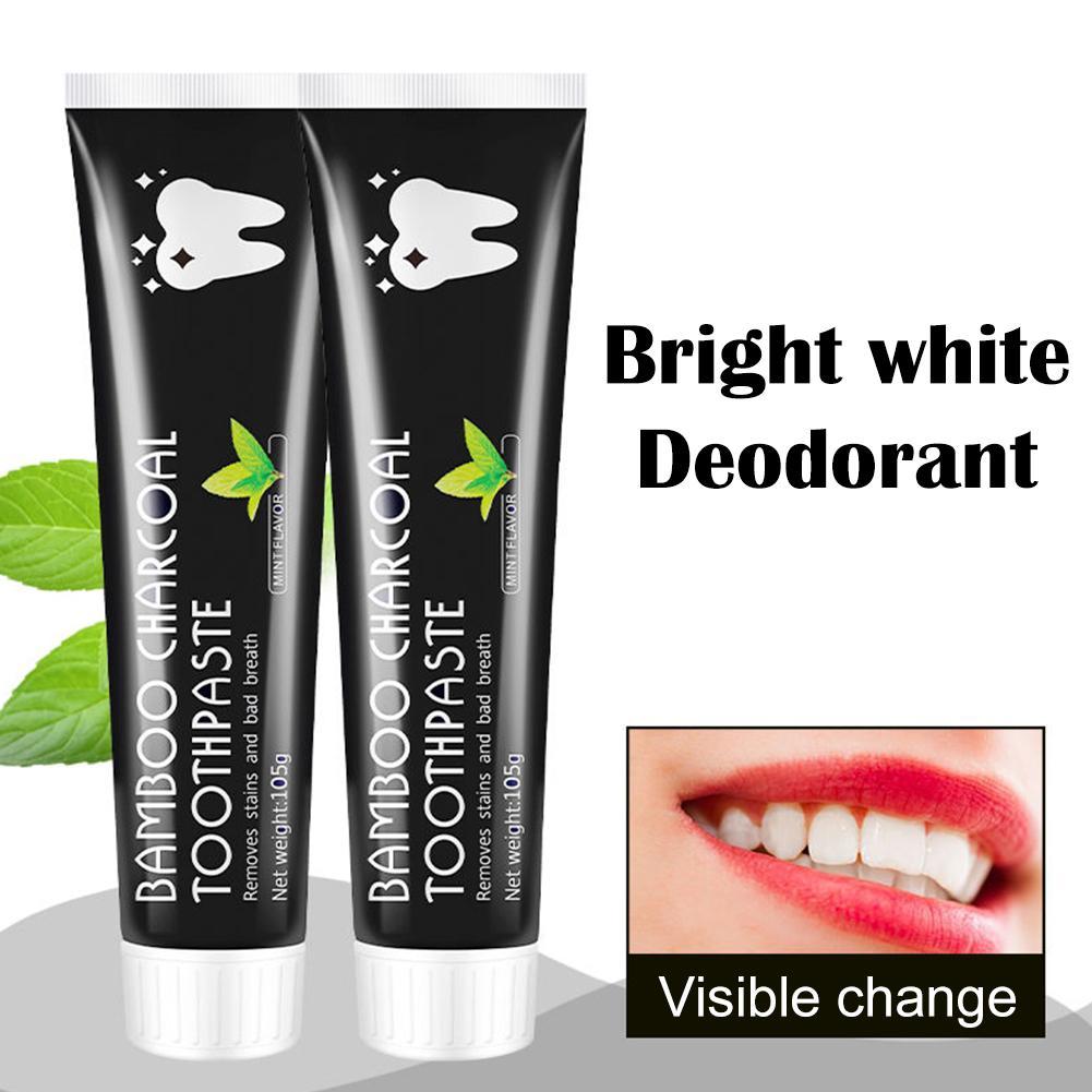 Teeth Whitening Charcoal - Зубная паста с бамбуковым углем, отбеливающая
