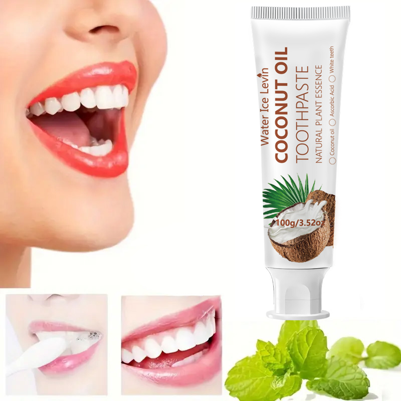 Teeth Whitening Cream - Зубная паста с кокосовым маслом 100г,