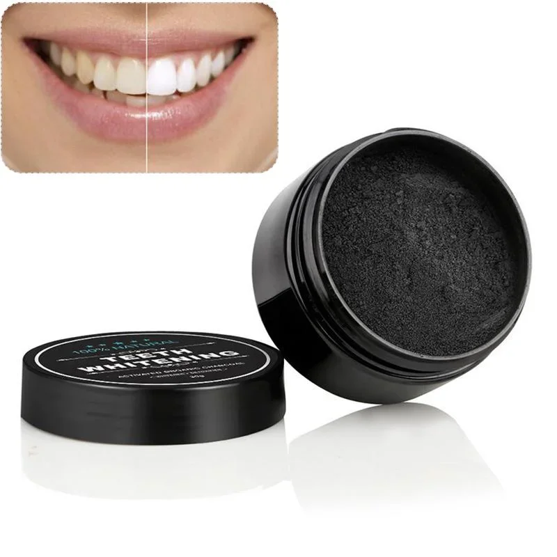 Teeth Whitening Charcoal - Пищевой порошок для зубов, древесный уголь,