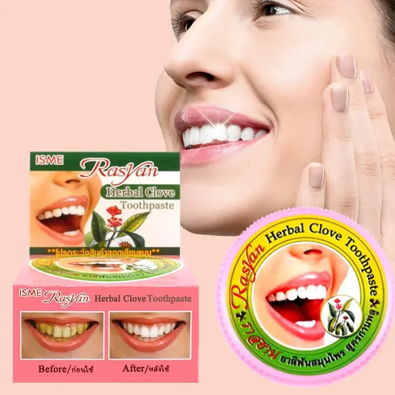 Teeth Whitening Zimba - Тайский зубной порошок с гвоздикой и