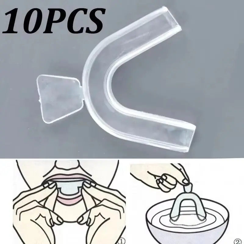 Teeth Whitening With Trays - 10 шт. силиконовых капп для защиты