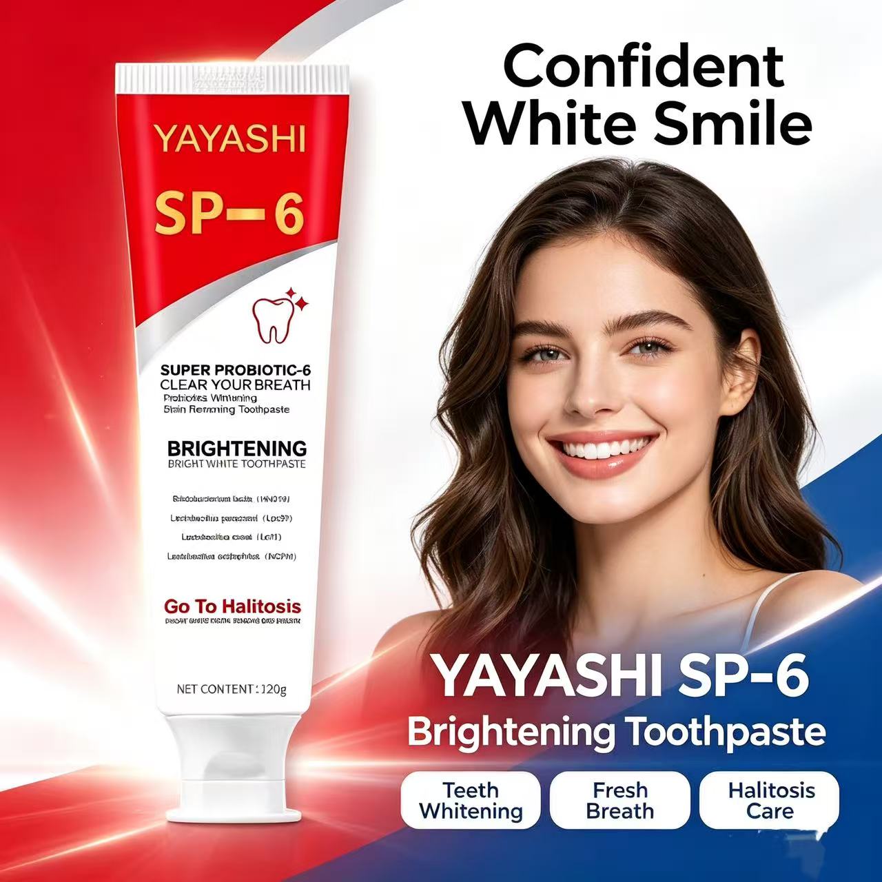 Зубная паста Sp-6 Probiotic с  – обзор и цена Teeth Whitening Cream