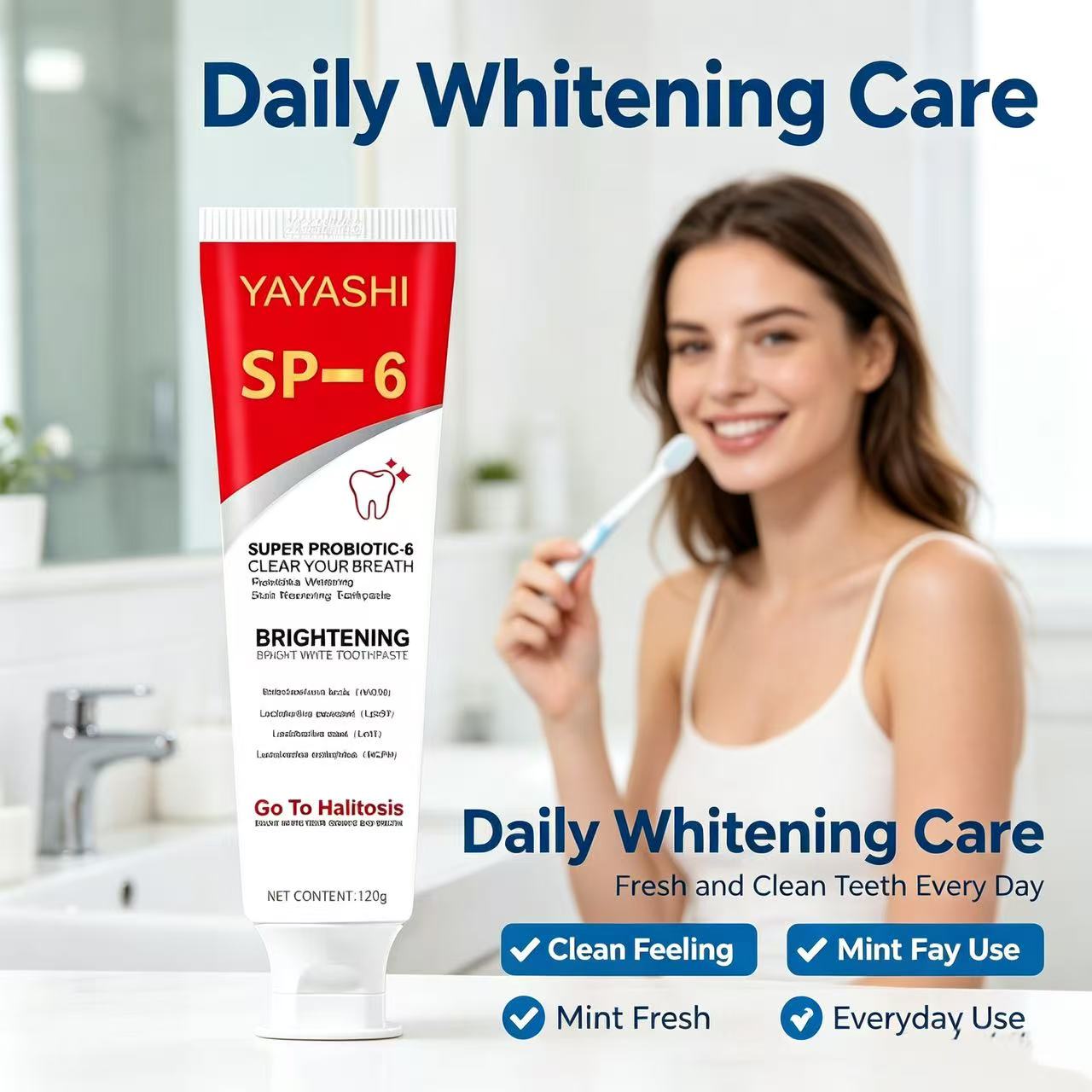 Зубная паста Sp-6 Probiotic с  – обзор и цена Teeth Whitening Cream