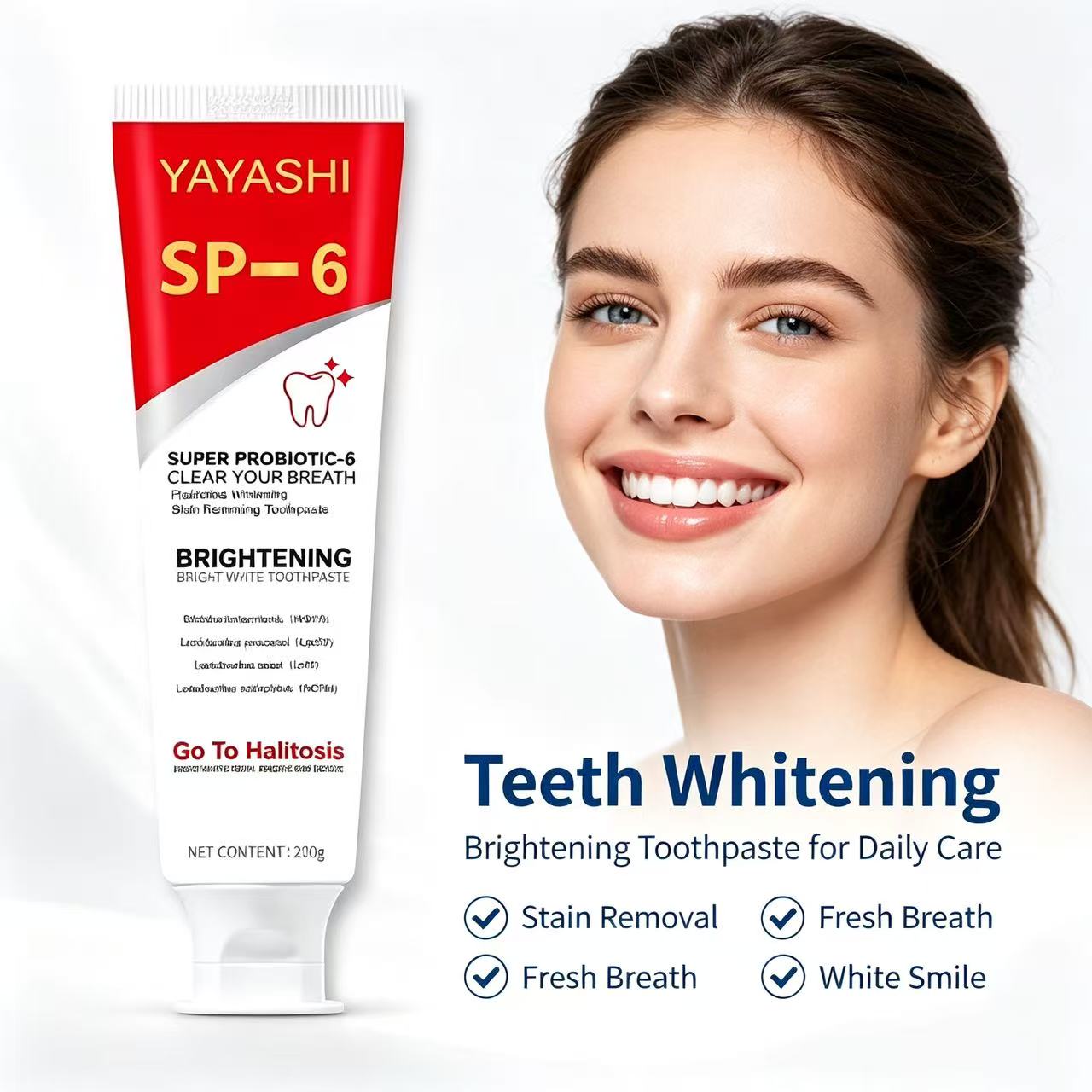 Зубная паста Sp-6 Probiotic с  – обзор и цена Teeth Whitening Cream