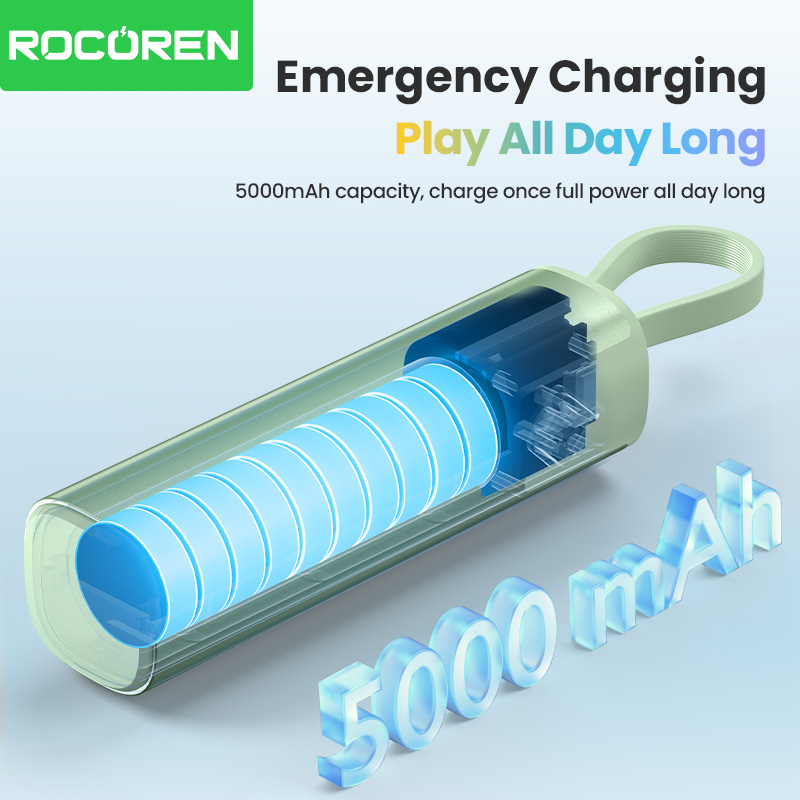 ROCOREN 5000 мАч Мини-пауэрбан – обзор и цена Led Mouth Tray
