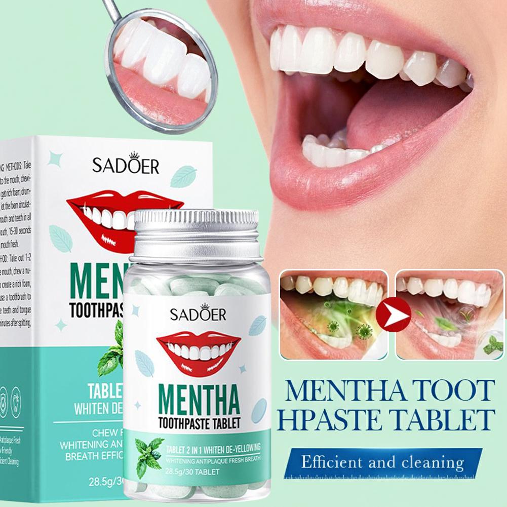 30 шт. твердых таблеток зубной – обзор и цена Teeth Whitening Cream
