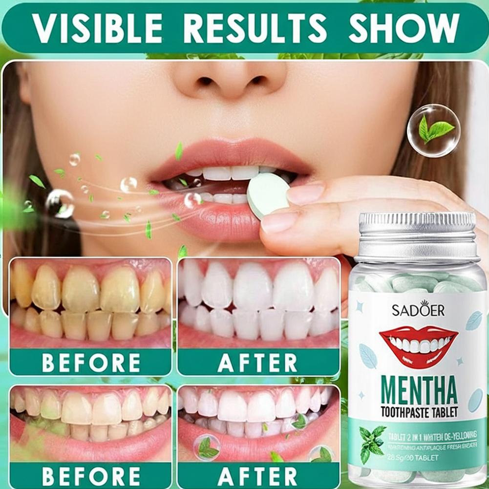 30 шт. твердых таблеток зубной – обзор и цена Teeth Whitening Cream