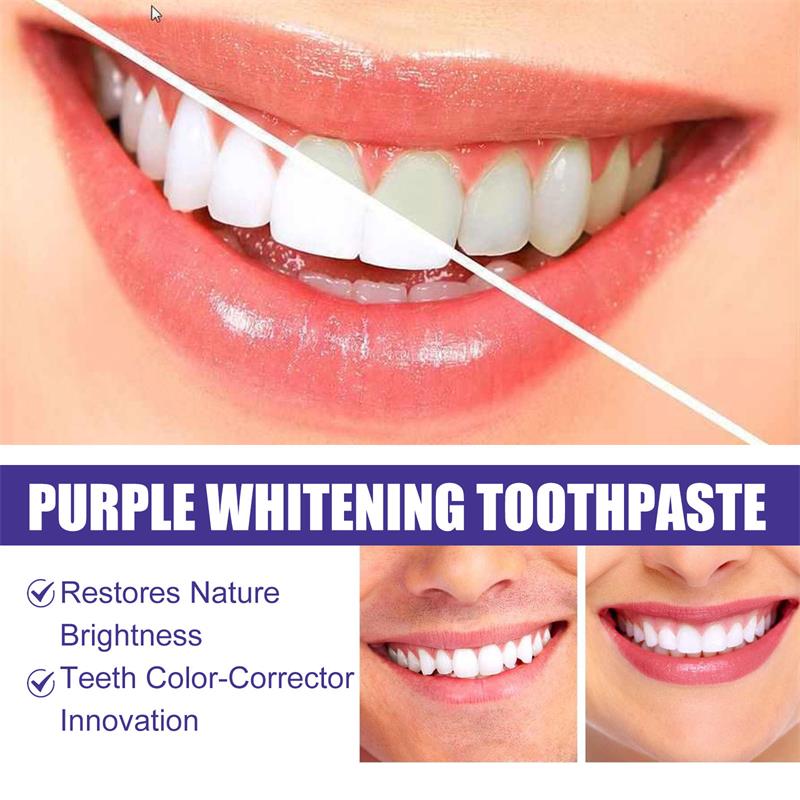 Зубная паста-мусс 9D Purple дл – обзор и цена Teeth Whitening Cream