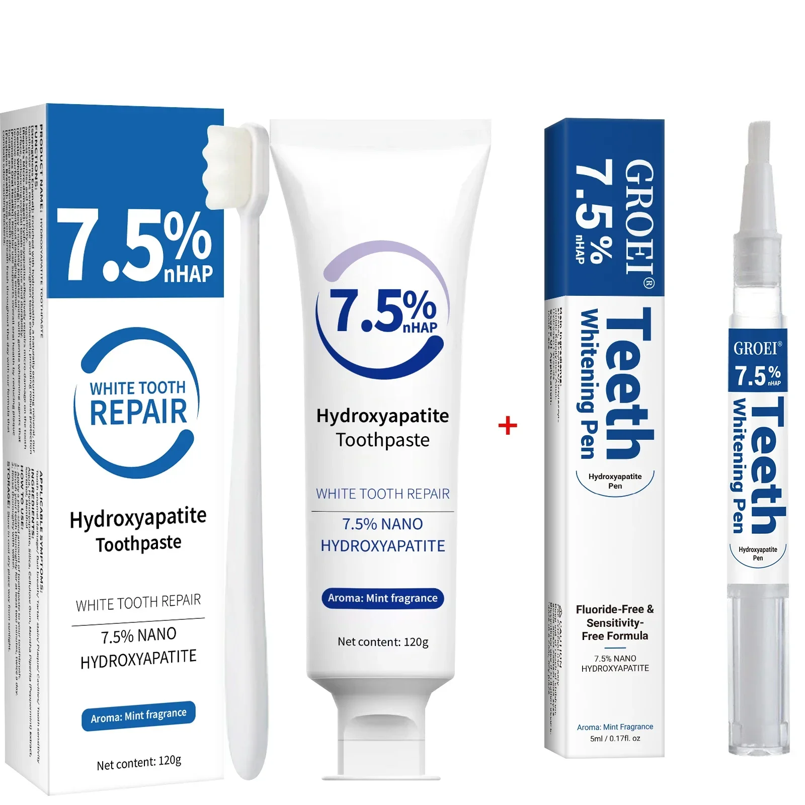 Набор: зубная паста и отбелива – обзор и цена Teeth Whitening Natural