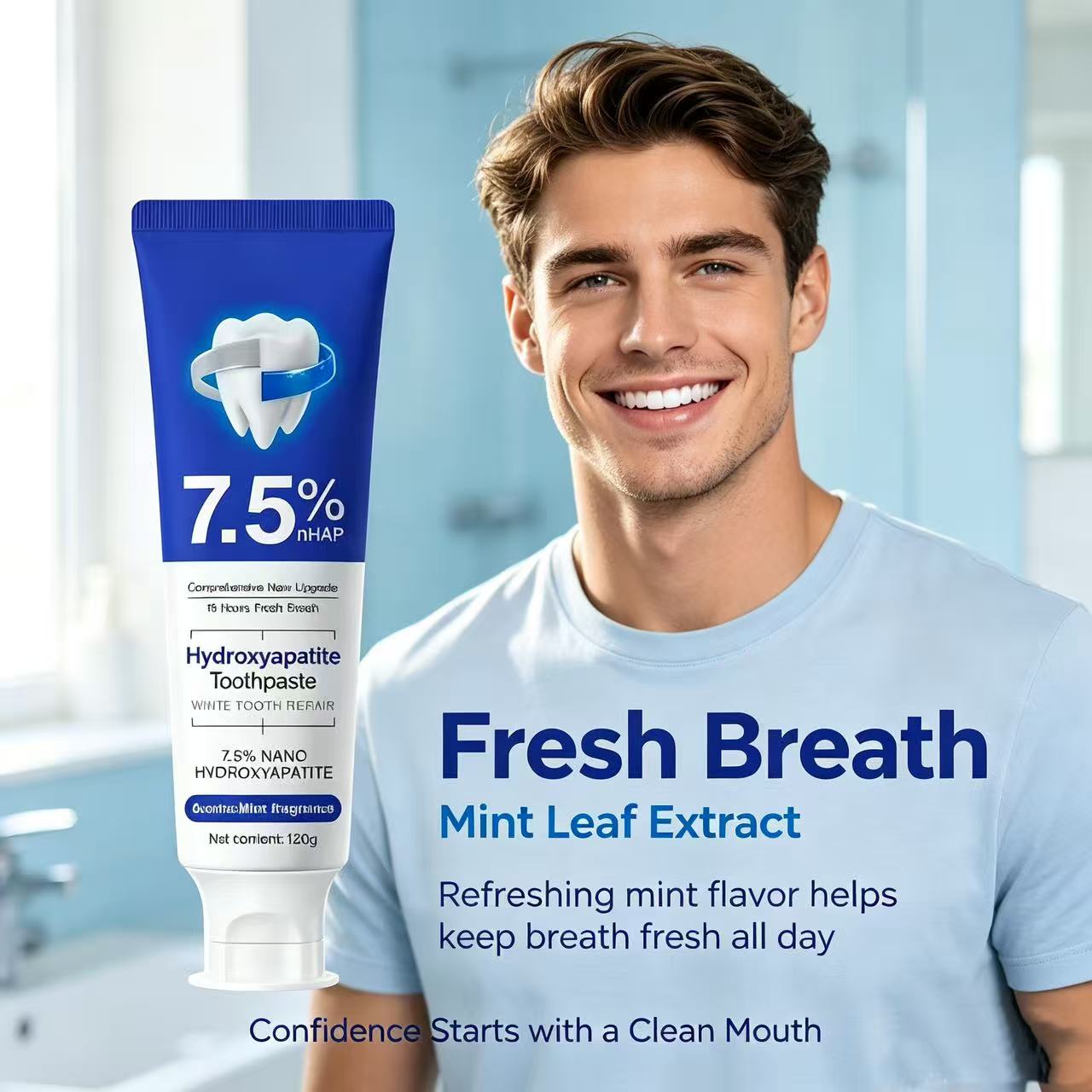Зубная паста с 7,5% нано-гидро – обзор и цена Teeth Whitening Cream
