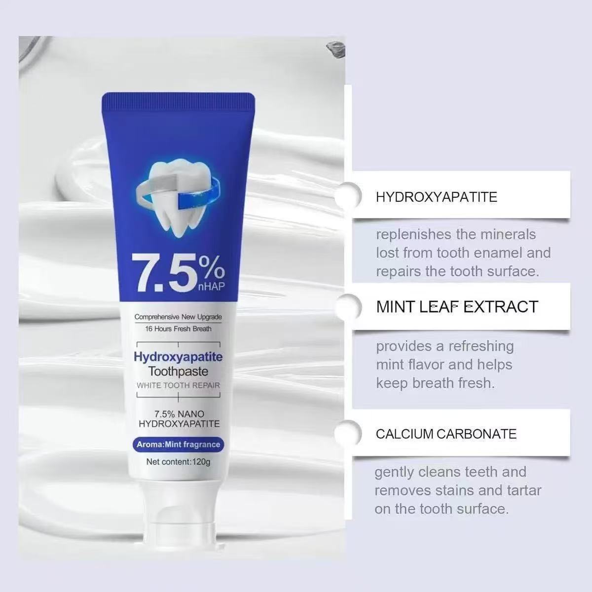 Зубная паста с 7,5% нано-гидро – обзор и цена Teeth Whitening Cream