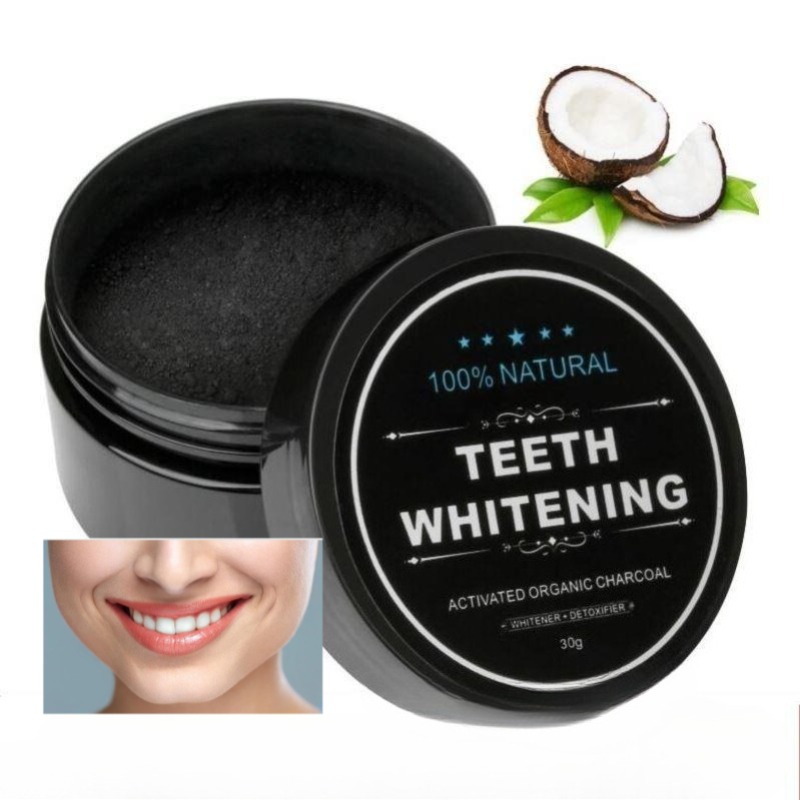 1 коробка порошка для отбелива – обзор и цена Teeth Whitening Charcoal