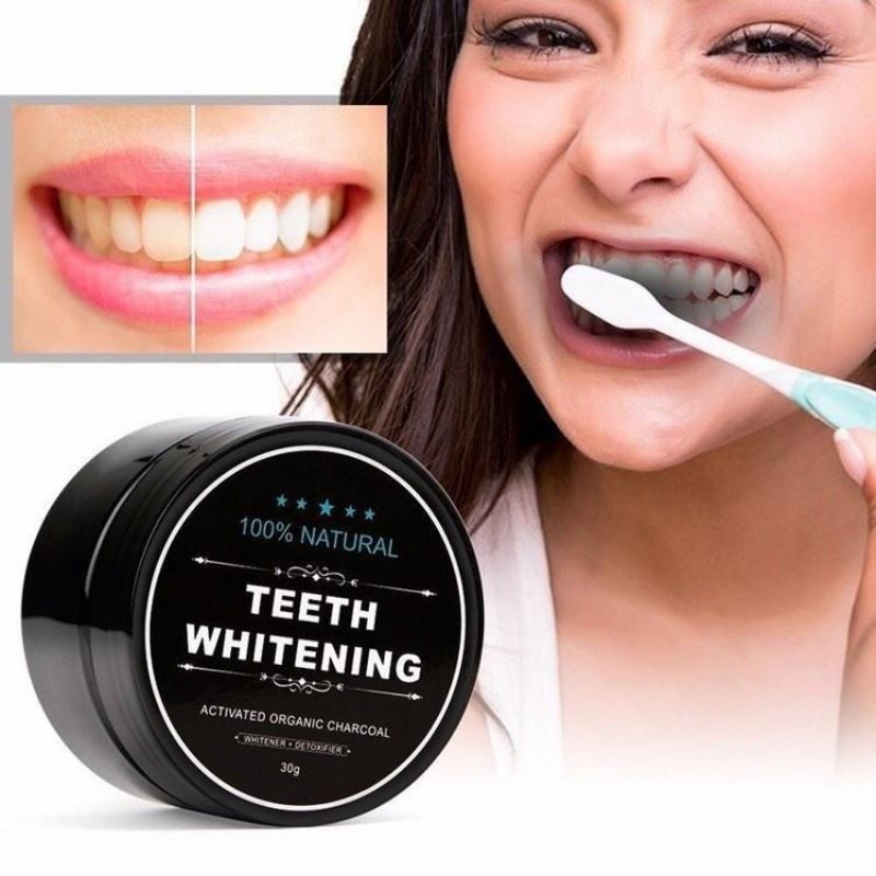 1 коробка порошка для отбелива – обзор и цена Teeth Whitening Charcoal