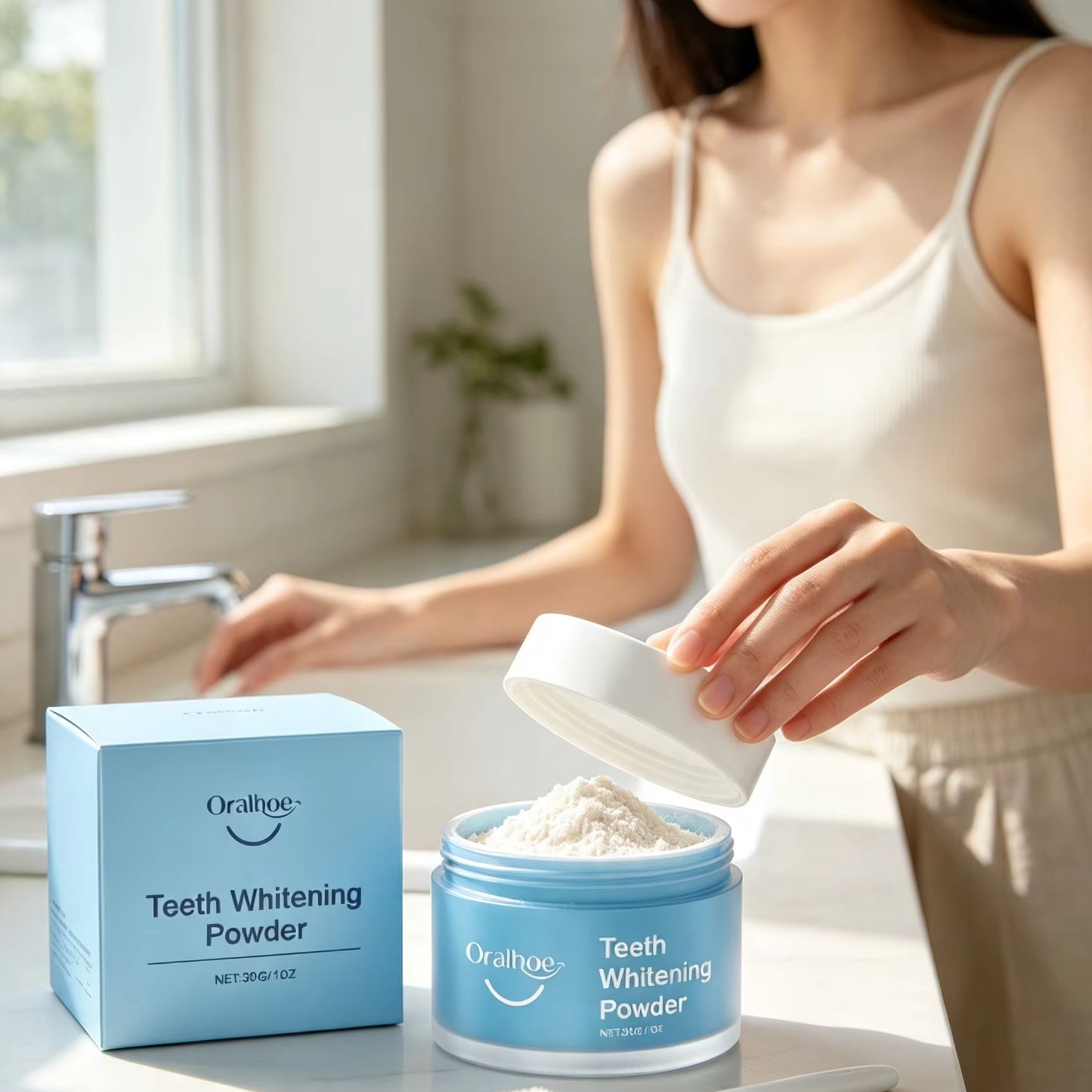 Зубной порошок Oralhoe для чис – обзор и цена Teeth Whitening Zimba