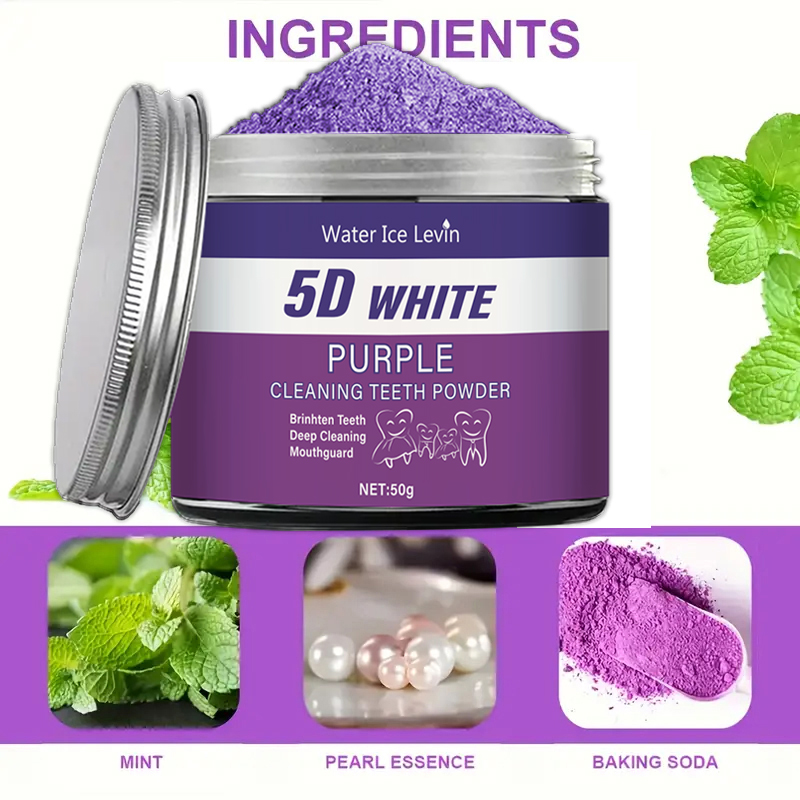 Фиолетовый порошок для отбелив – обзор и цена Teeth Whitening Zimba